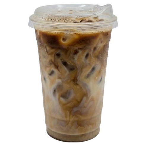요리를그리다 투명 PET 아이스 컵 470ml x 20p + 스토우프리 뚜껑 20p 세트, 1세트, 1개