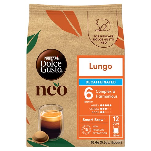 돌체구스토 네오 룽고 디카페인, 5.3g, 12개입, 1개