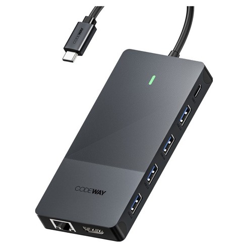 코드웨이 USB C타입 12in1 4K 60Hz 노트북 멀티허브, 1개, LA71012A