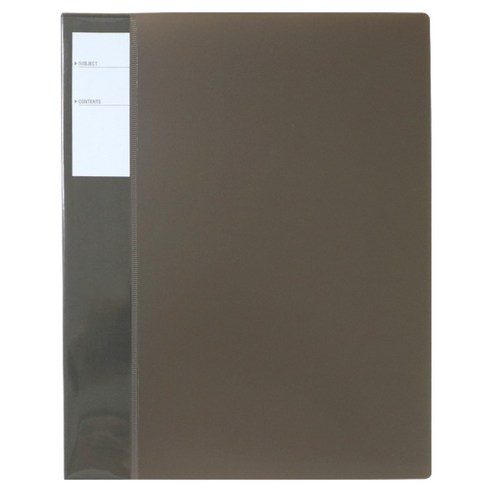 모닝글로리 비움 클리어화일 40p, 스모키, 1개