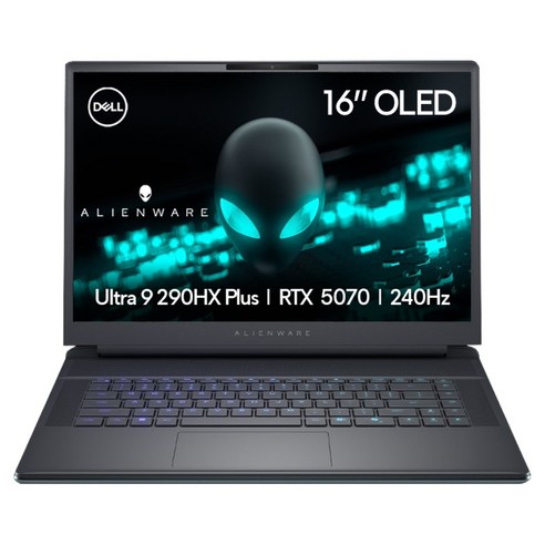 델 2026 에일리언웨어 16 에어리어-51 코어Ultra9 인텔 14세대 지포스 RTX 5070, Liquid Teal, DAA16250L-WH01KR, 1TB, 16GB, WIN11 Home