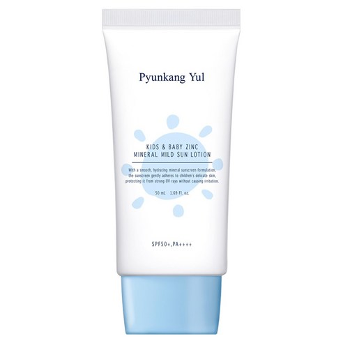 편강율 키즈 앤 베이비 징크 무기자차 마일드 선로션 SPF50+ PA++++, 1개, 50ml