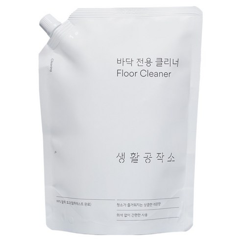 생활공작소 바닥 전용 클리너, 1개, 1L