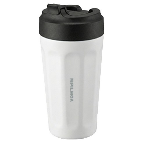 필모아 스파우트 티타늄 세라믹 휴대용 텀블러, 화이트, 1개, 500ml
