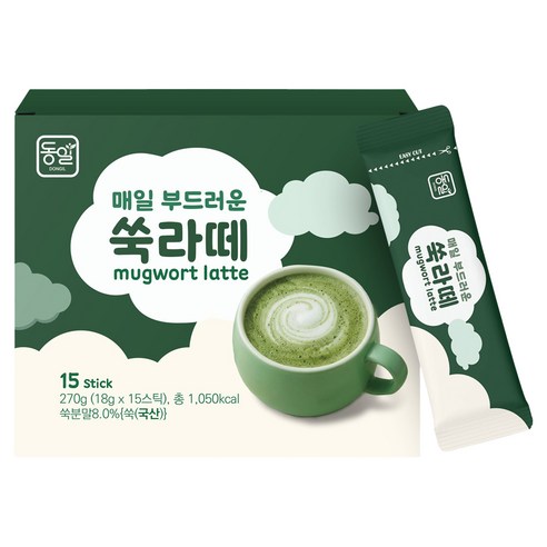 동일 쑥라떼, 18g, 1개, 15개입