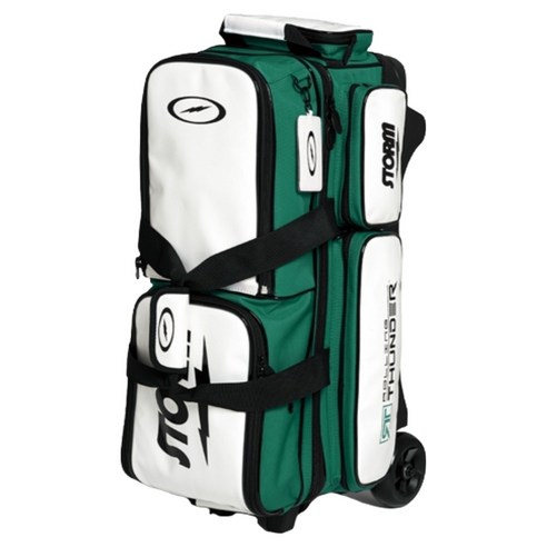 storm 2024 롤링썬더 3볼 롤러백, WHITE + GREEN, 1개
