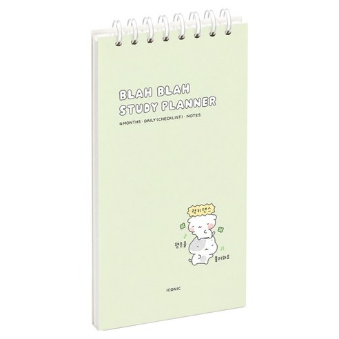 아이코닉 이겨낸다 핸디 만년 4개월 공부 학습 스터디플래너, 04 LIGHT GREEN, 1개