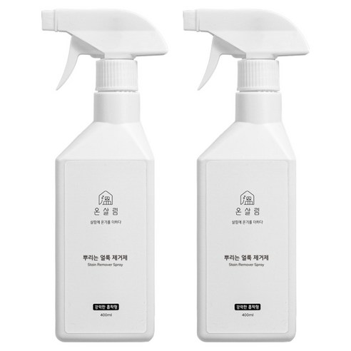 온살림 뿌리는 얼룩 제거제, 2개, 400ml