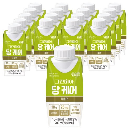 그린비아 당케어 곡물맛 200ml, 18개 솔직 후기 | 실사용자 리뷰 분석 썸네일