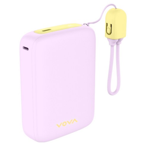 보바 그립 고속충전 보조배터리 22.5W 20000mAh, 퍼플, VA-123