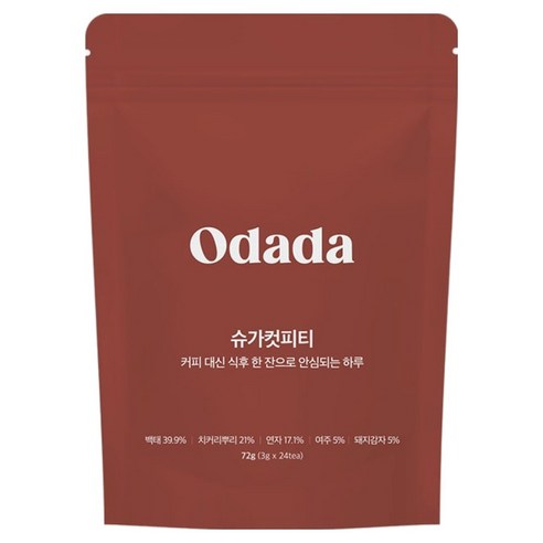 오다다 슈가컷피티, 3g, 24개입, 1개