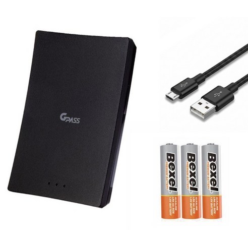 지패스 에어포인트 무선 건전지형 하이패스 단말기 GPASS AP350S, BLACK, 단말기본체 + 유리부착거치대 + 퀵매뉴얼 + USB케이블 + AAA건전지 3p