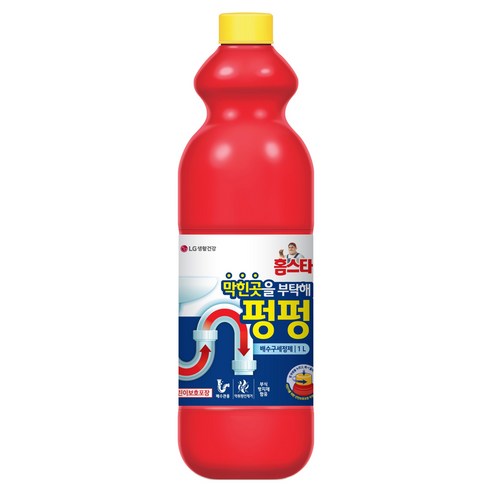 홈스타 막힌곳을 부탁해 펑펑 배수구 세정제, 1L, 1개