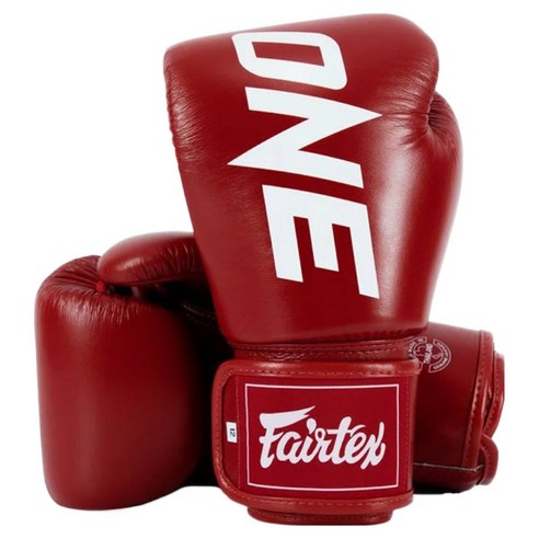 페어텍스 ONE FC 에디션 BGV1 복싱글러브 양손 착용 세트, 레드, 1세트