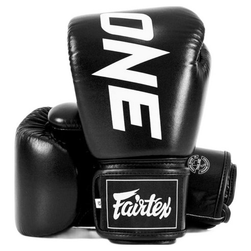 페어텍스 ONE FC 에디션 BGV1 복싱글러브 양손 착용 세트, 블랙, 1세트