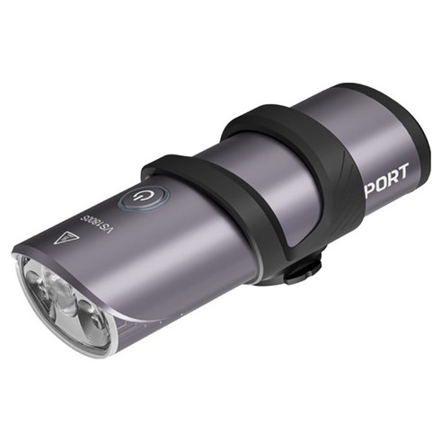 iGPSPORT 스마트 USB 충전 자전거 전조등 1800루멘 VS1800S, 블랙&그레이, 1개