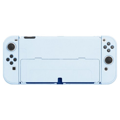 스페이스쉴드 닌텐도 스위치 OLED 호환 스탠다드 솔리드 분리형 PC 하드 케이스, 스카이, 1개