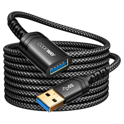 코드웨이 USB 3.0 연장 케이블, 1개, 10m