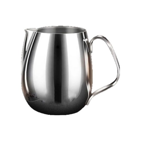 코휀하임 스텐304 손잡이형 튼튼한 다용도 스팀피쳐 600ml, 실버, 1개