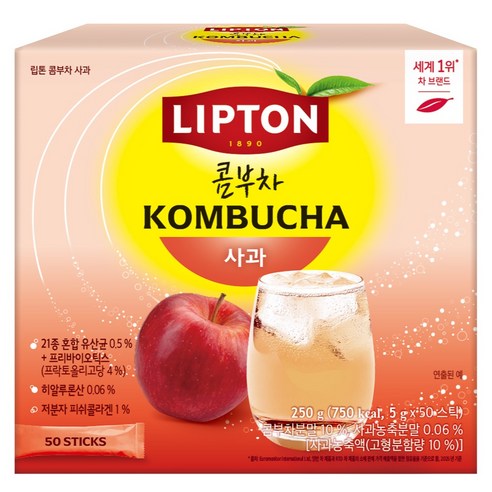 립톤 콤부차 사과
