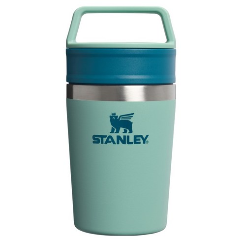 스탠리 카페 투고 트래블 머그 텀블러, 스프링 그린, 236ml, 1개