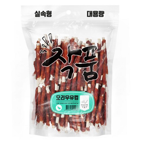투투펫 작품 강아지 대용량 육포 간식, 1kg, 1개, 오리우유껌