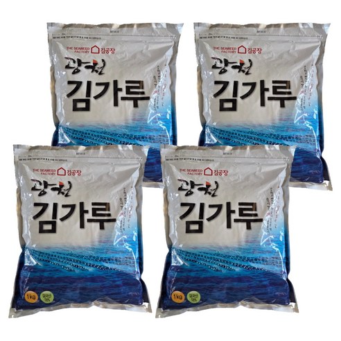 광천김공장 광천 대용량 김가루, 1kg, 4개