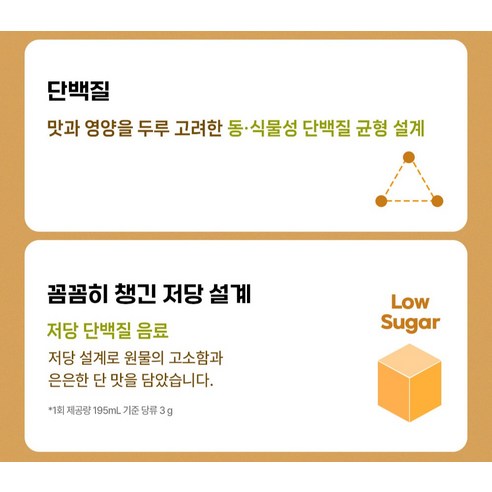 파스퇴르 단백질플러스 단호박 195ml, 20개 이미지 4
