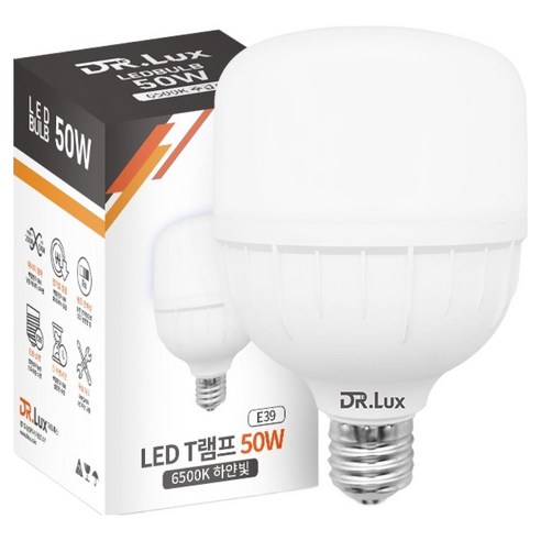 닥터룩스 LED 전구 T램프 E39 큰소켓 50W, 1개