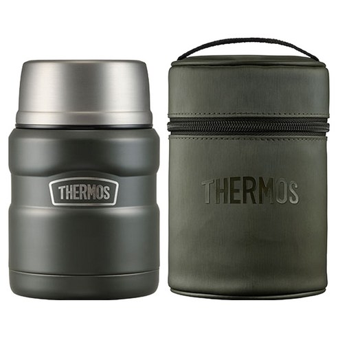 써모스 등산용 푸드컨테이너 보온죽통 세트 JCW-505K, 데이브레이크, 1세트, 470ml