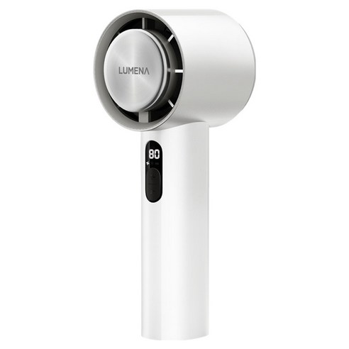 루메나 FAN JET ULTRA PLUS 프리미엄 아웃도어 휴대용 냉각 선풍기, 루나화이트