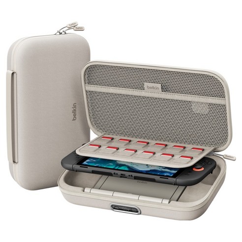벨킨 게이밍 닌텐도 스위치2 전용 30W 10000mAh 여행용 충전 케이스 Pro, 샌드, 1개, ENA003qcSA