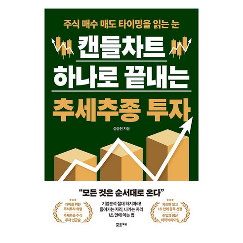 캔들차트 하나로 끝내는 추세추종 투자 (큰글자도서), 포르체, 성승현