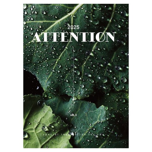 2025 Attention(어텐션) Vol 3, 아이엔지북스, 아이엔지북스 편집부