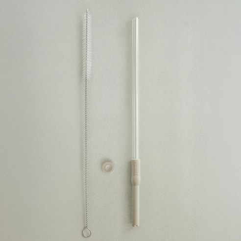 모슈 글래스 스트로우 빨대 세트 For 뉴밀크텀블러 600ml, 1세트