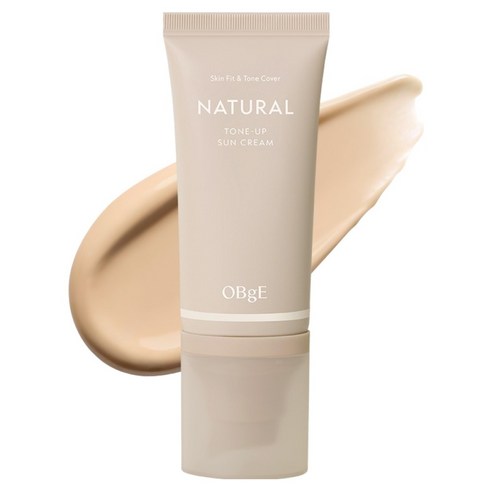 OBge 내추럴 톤업 선크림 SPF50+ PA++++, 1개, 50ml