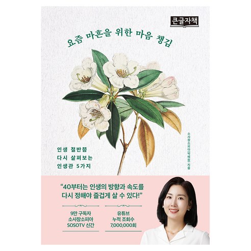 요즘 마흔을 위한 마음 챙김 큰글자책, 반양장