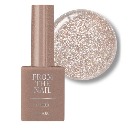 프롬더네일 GLITTER GEL, 베이지(FG312), 1개, 10ml
