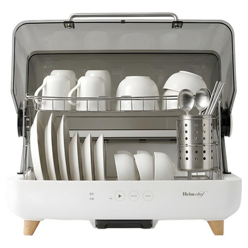 하임셰프 6인용 열풍 식기 살균 건조기 화이트 60L, HTD-2200