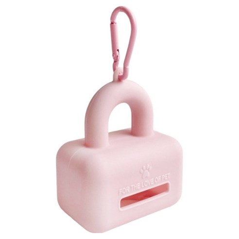 파스텔펫 반려동물 마카롱 배변봉투 케이스 Free 5 x 7.5 x 13.5 cm, 핑크, 1개, 1개입