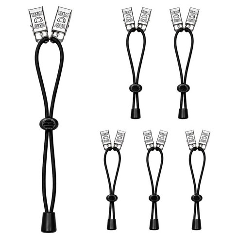 주식회사아텍스 아텍스 투클립 바지 밑단 끌림 방지 스트랩, 6개, 블랙