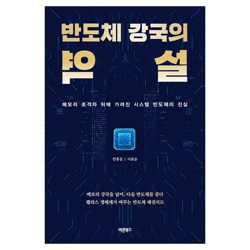 반도체 강국의 역설:메모리 초격차 뒤에 가려진 시스템 반도체의 진실, 바른북스, 안흥준, 이효승