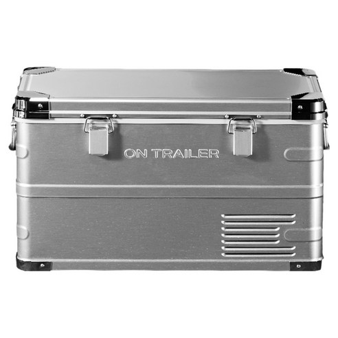 온트레일러 알루미늄 캠핑 차량용 이동식 냉장고 JD35, 실버, 35L