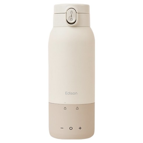 에디슨 가열 분유 보온병 배터리분리형, 아이보리, 1개, 500ml