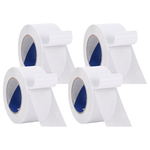 웰티움 자국없는 초강력 투명 양면 테이프 3cm x 5m, 화이트, 4개