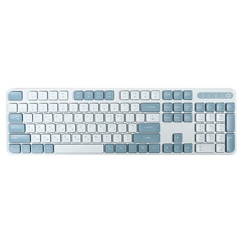 큐센 저소음 무선 키보드 + 키스킨 세트, 슈팅스타, K7314, 제조사축
