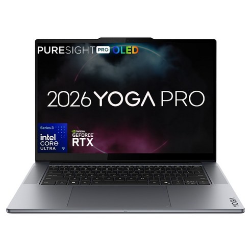 레노버 2026 요가 프로 7i 15IPH11 코어Ultra9 인텔 14세대 지포스 RTX 5060, Luna Grey, 83SN000FKR, 1TB, 32GB, WIN11 Home