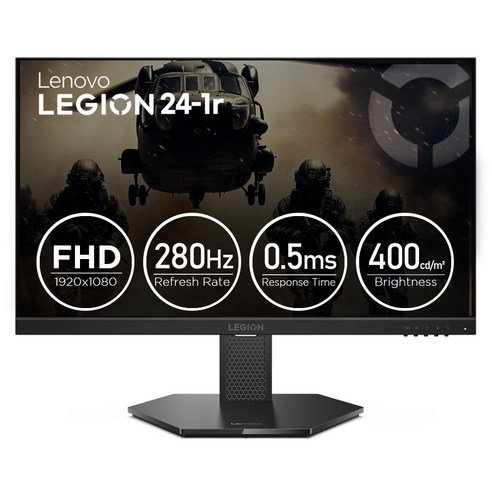 레노버 FHD 280Hz IPS 패널 피벗 게이밍 모니터, 60.45cm, Legion 24-1r 68F8GAC4KR