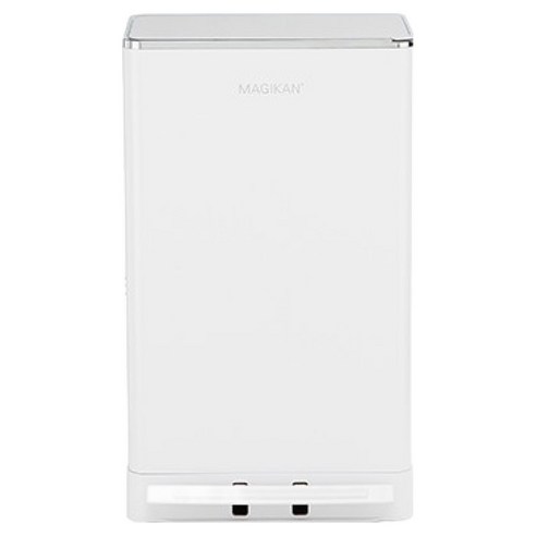 매직캔 히포 크롬 휴지통 27L MH280WCR, 화이트