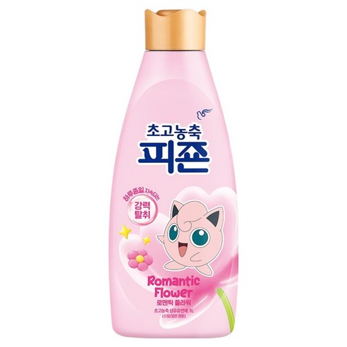 피죤 초고농축 오리지널 섬유유연제 로맨틱플라워 본품, 1개, 1L